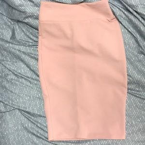 Pink skirt